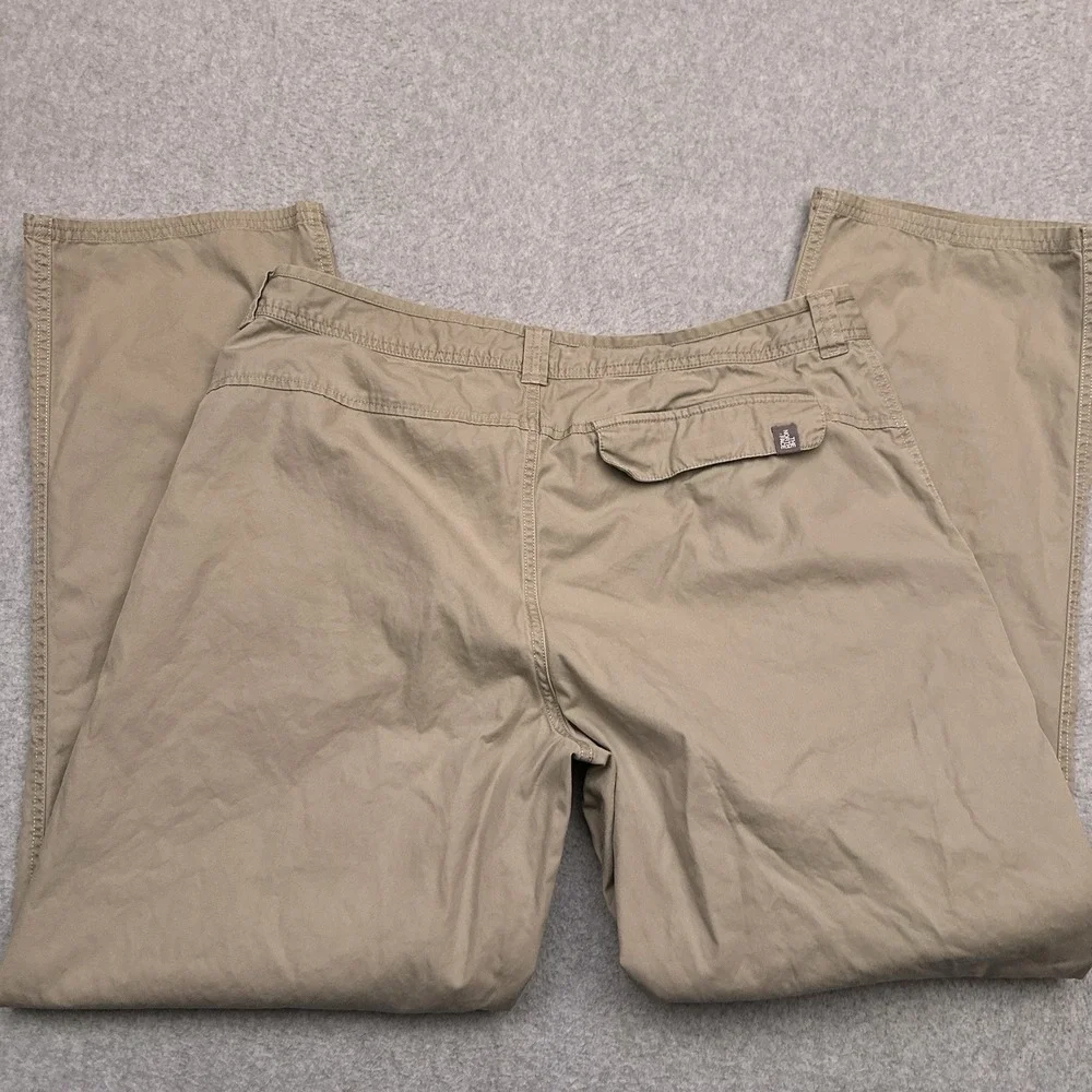 The North Face Hiking Pants Mens Large‎ (35x31) Beige Lightweight 100% Cotton